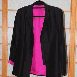 Jacket with vibrant lining